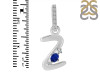 Lapis & White Topaz Alphabet Z Pendant LLP-RDA-52.