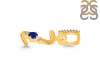 Lapis & White Topaz Alphabet Z Pendant LLP-RDA-52.