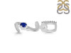 Lapis & White Topaz Alphabet Z Pendant LLP-RDA-52.