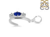 Lapis & White Topaz Alphabet C Pendant LLP-RDA-55.