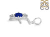 Lapis & White Topaz Alphabet F Pendant LLP-RDA-58.
