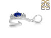 Lapis & White Topaz Alphabet G Pendant LLP-RDA-59.