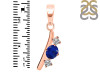 Lapis & White Topaz Alphabet I Pendant LLP-RDA-61.