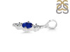 Lapis & White Topaz Alphabet I Pendant LLP-RDA-61.
