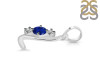 Lapis & White Topaz Alphabet L Pendant LLP-RDA-64.