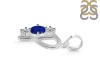 Lapis & White Topaz Alphabet P Pendant LLP-RDA-68.