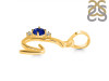 Lapis & White Topaz Alphabet G Pendant LLP-RDA-7.