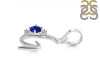 Lapis & White Topaz Alphabet G Pendant LLP-RDA-7.