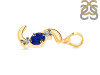 Lapis & White Topaz Alphabet S Pendant LLP-RDA-71.