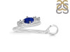 Lapis & White Topaz Alphabet V Pendant LLP-RDA-74.