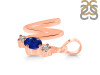 Lapis & White Topaz Alphabet W Pendant LLP-RDA-75.