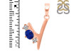 Lapis & White Topaz Alphabet Y Pendant LLP-RDA-77.