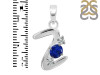 Lapis & White Topaz Alphabet Z Pendant LLP-RDA-78.
