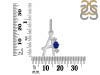 Lapis & White Topaz Alphabet A Pendant LLP-RDA-79.