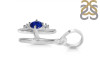 Lapis & White Topaz Alphabet H Pendant LLP-RDA-8.