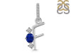 Lapis & White Topaz Alphabet F Pendant LLP-RDA-84.