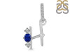 Lapis & White Topaz Alphabet H Pendant LLP-RDA-86.