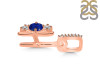 Lapis & White Topaz Alphabet H Pendant LLP-RDA-86.