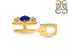 Lapis & White Topaz Alphabet H Pendant LLP-RDA-86.