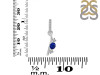 Lapis & White Topaz Alphabet I Pendant LLP-RDA-87.