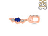 Lapis & White Topaz Alphabet I Pendant LLP-RDA-87.