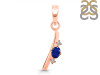 Lapis & White Topaz Alphabet I Pendant LLP-RDA-9.