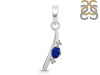 Lapis & White Topaz Alphabet I Pendant LLP-RDA-9.