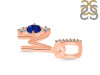 Lapis & White Topaz Alphabet M Pendant LLP-RDA-91.