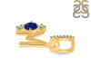 Lapis & White Topaz Alphabet M Pendant LLP-RDA-91.