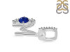 Lapis & White Topaz Alphabet M Pendant LLP-RDA-91.