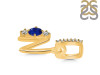 Lapis & White Topaz Alphabet N Pendant LLP-RDA-92.
