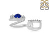 Lapis & White Topaz Alphabet N Pendant LLP-RDA-92.