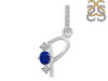 Lapis & White Topaz Alphabet P Pendant LLP-RDA-94.