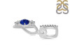 Lapis & White Topaz Alphabet P Pendant LLP-RDA-94.