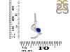 Lapis & White Topaz Alphabet S Pendant LLP-RDA-97.