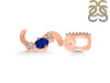 Lapis & White Topaz Alphabet S Pendant LLP-RDA-97.