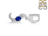Lapis & White Topaz Alphabet S Pendant LLP-RDA-97.
