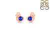 Lapis Stud Earring  LLP-RDE-1273.