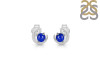 Lapis Stud Earring  LLP-RDE-1273.