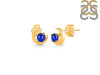 Lapis Stud Earring  LLP-RDE-1273.