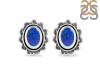 Lapis Stud Earring LLP-RDE-185.