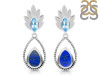 Lapis & Blue Topaz Earring LLP-RDE-57.