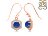 Lapis & White Topaz Earring LLP-RDE-701.
