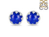 Lapis Stud Earring LLP-RDE-702.