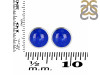 Lapis Stud Earring LLP-RDE-723.
