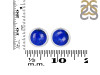 Lapis Stud Earring LLP-RDE-994.