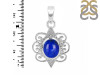 Lapis & White Topaz Pendant LLP-RDP-334.