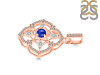 Lapis & White Topaz Pendant LLP-RDP-797-CZ-LOOP.