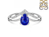 Lapis & White Topaz Ring LLP-RDR-1716.