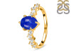  Lapis & White Topaz Ring LLP-RDR-2241.